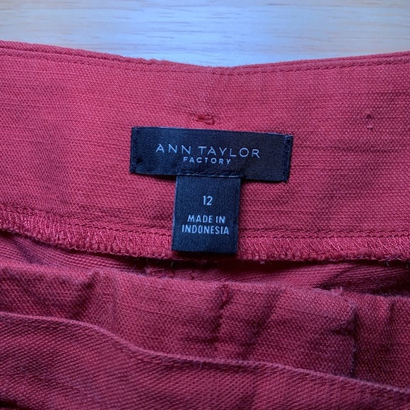 Ann Taylor Size 12 Cotton Wide Leg Pants - Picture 7 of 13